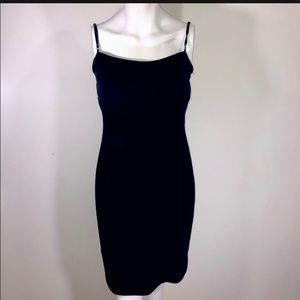 Vintage 80’s Grunge Goth Velvet Lace back Dress